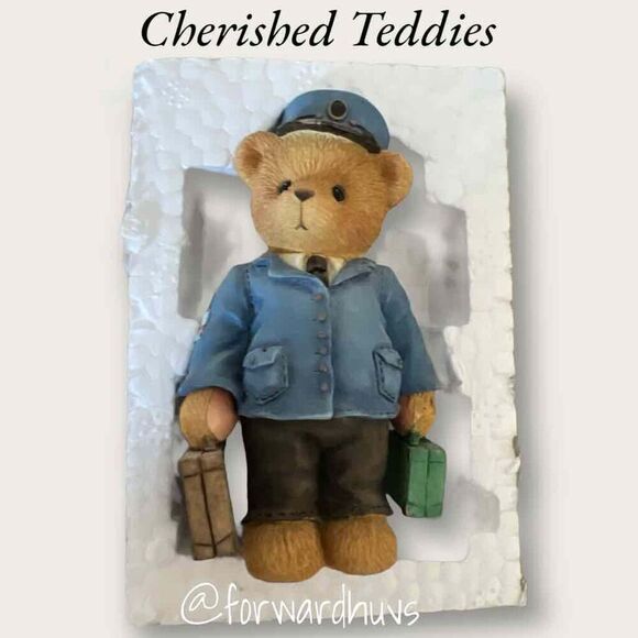 Enesco Cherished Teddies "Lloyd" Charter Member 1997 Membearship Figurine - Picture 6 of 8